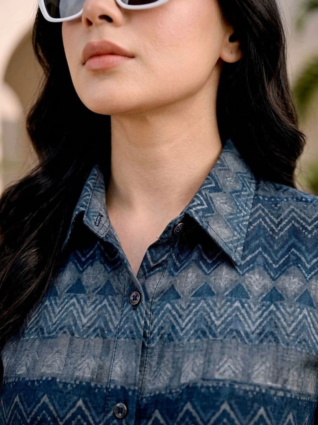 KIVOZ Bohemian Printed Shirt with Trousers thumbnail 2