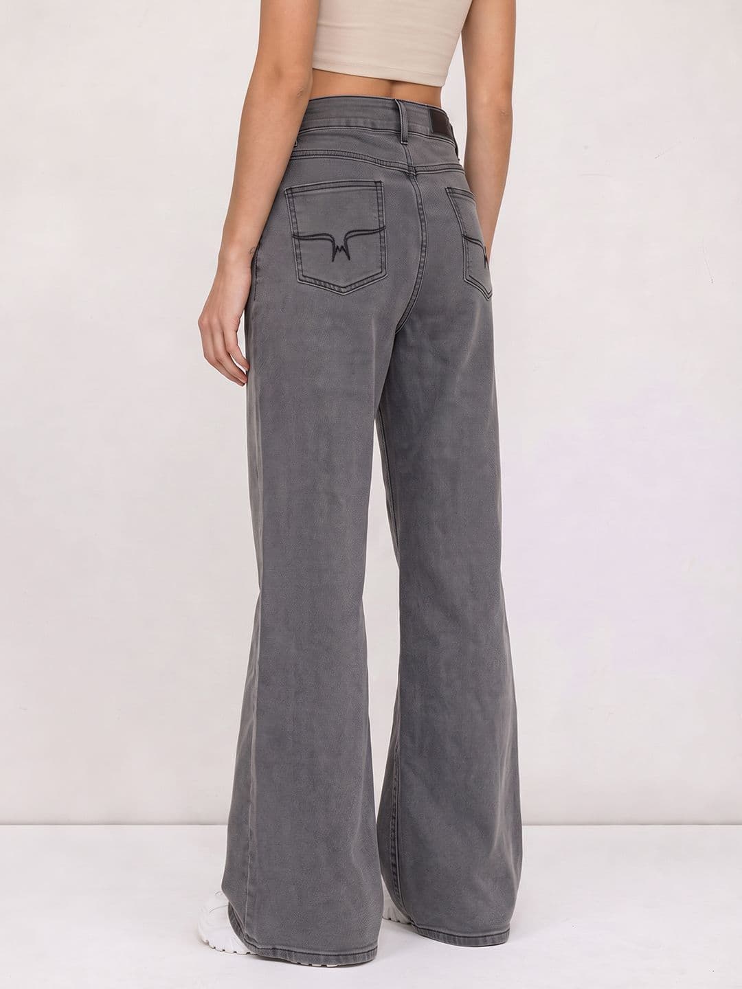 The Roadster Life Co. Women Wide Leg Stretchable Jeans thumbnail 3