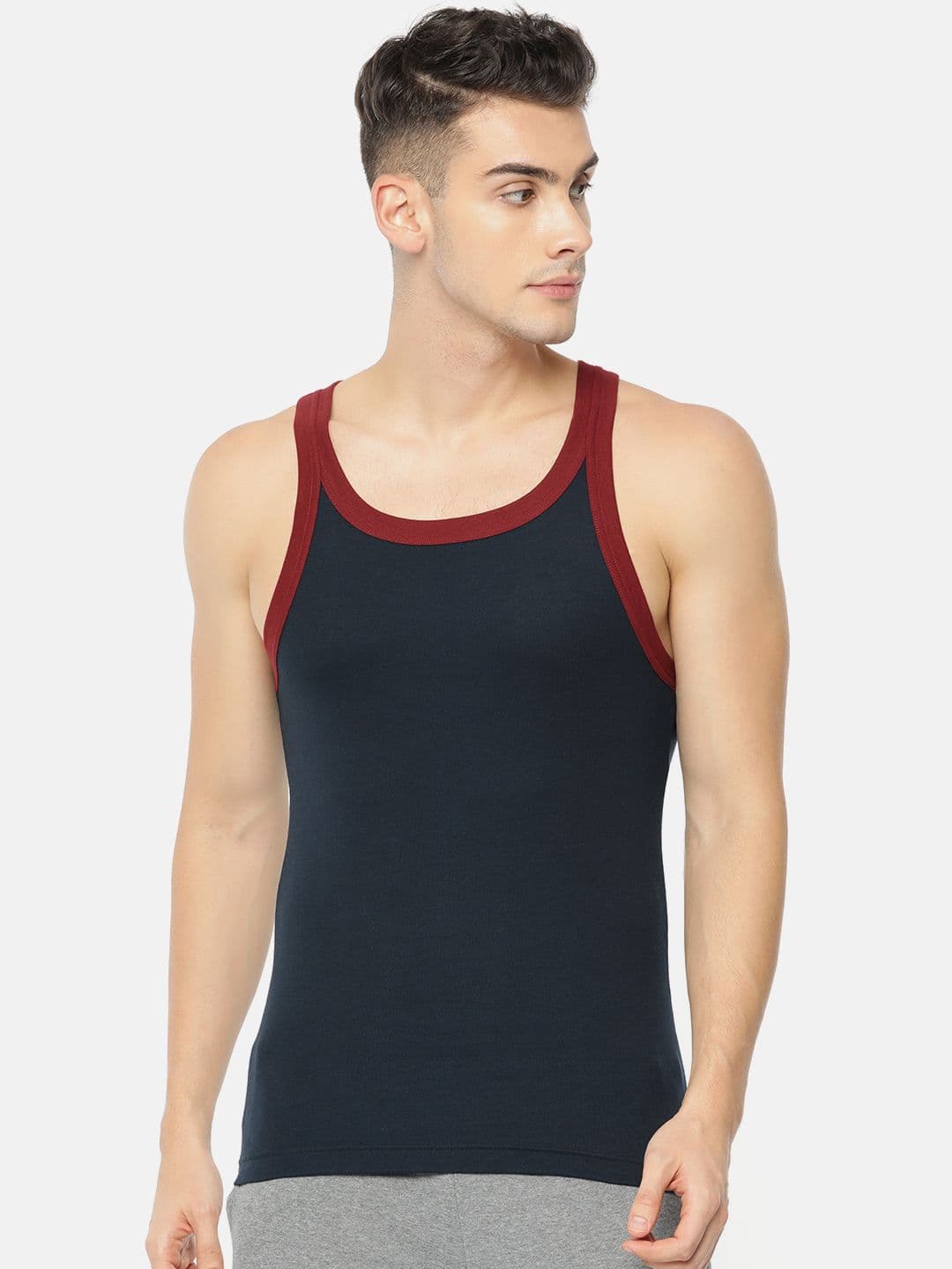 Van Heusen Innerwear Athleisure Quick Dry Round Neck Vest - view 1