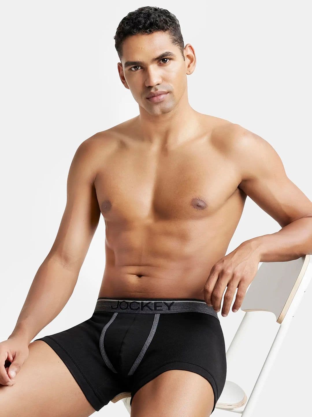 Jockey Combed Cotton Rib Trunk with Ultrasoft Waistband-8015