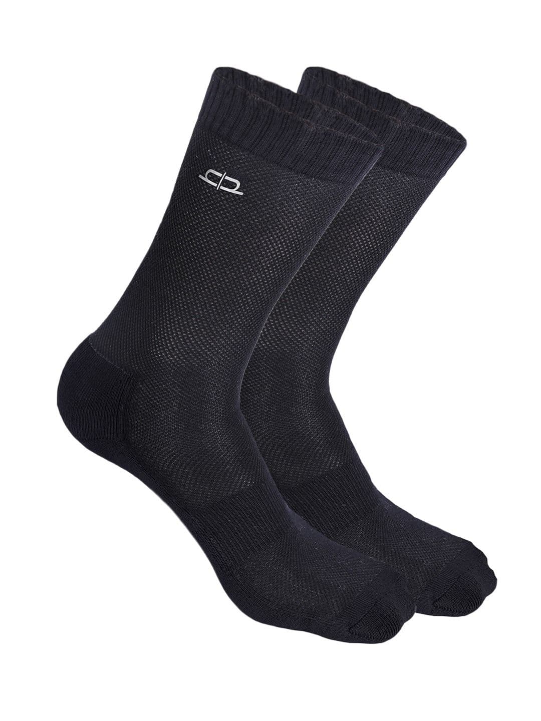 Heelium Men Pack of 2 Bamboo Super Soft & Odour-Free Breathable Crew-Length Socks - view 1