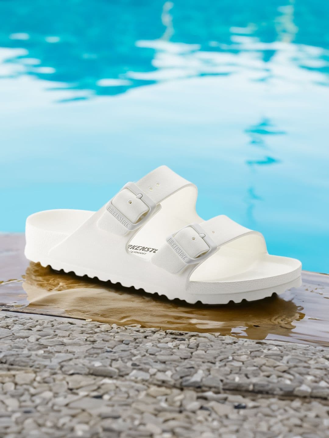 Birkenstock Unisex White Arizona Eva Narrow Width Sandals - view 1