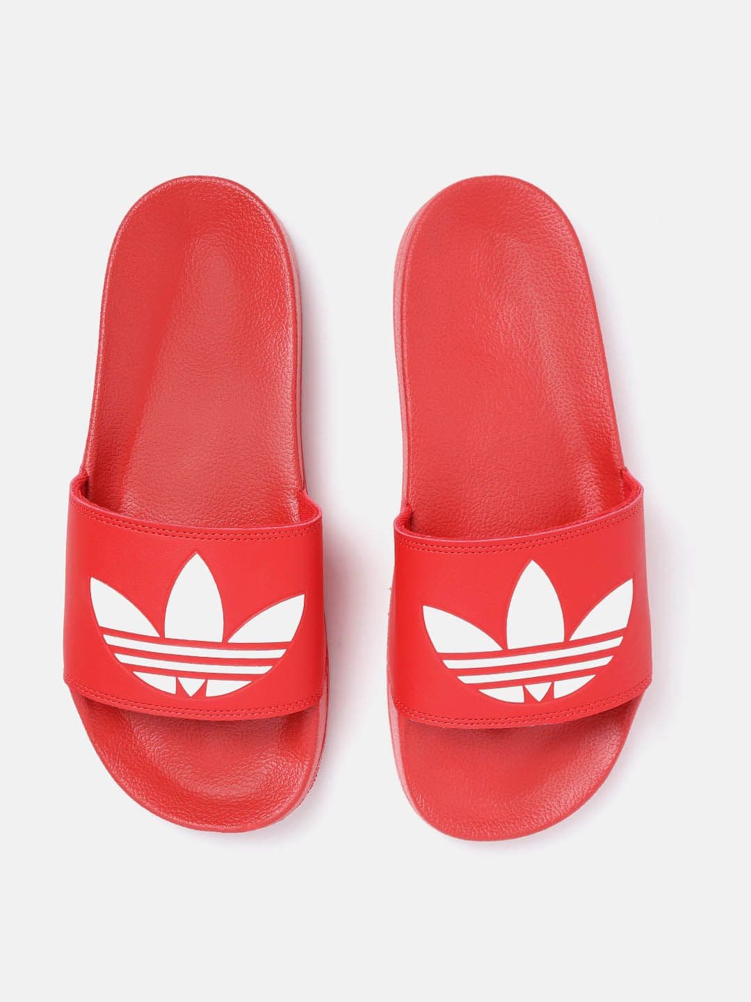 ADIDAS Originals Men Red & White Adilette Lite Printed Sustainable Sliders - view 1