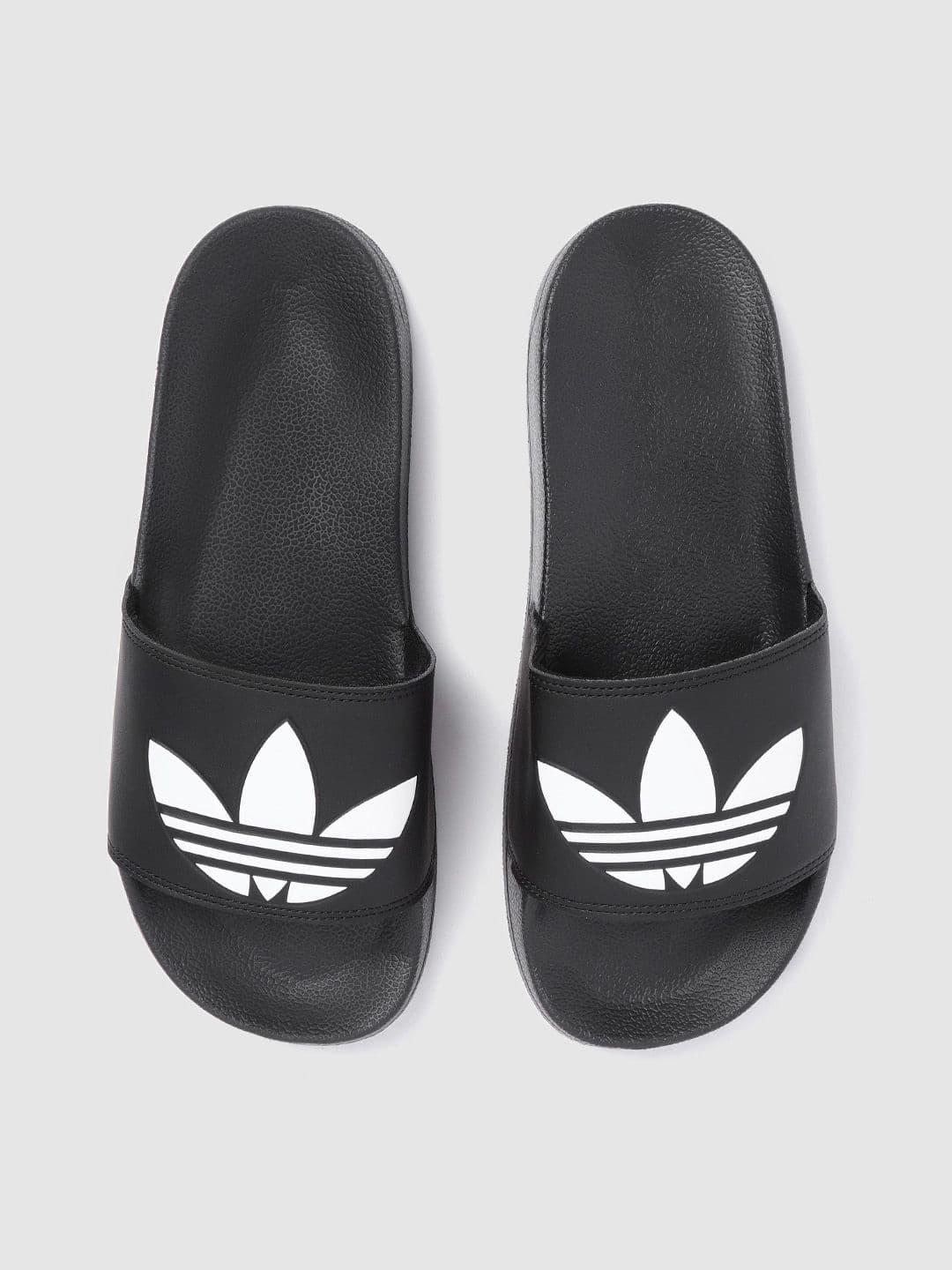 ADIDAS Originals Men Black & White Adilette Lite Printed Sustainable Sliders - view 1