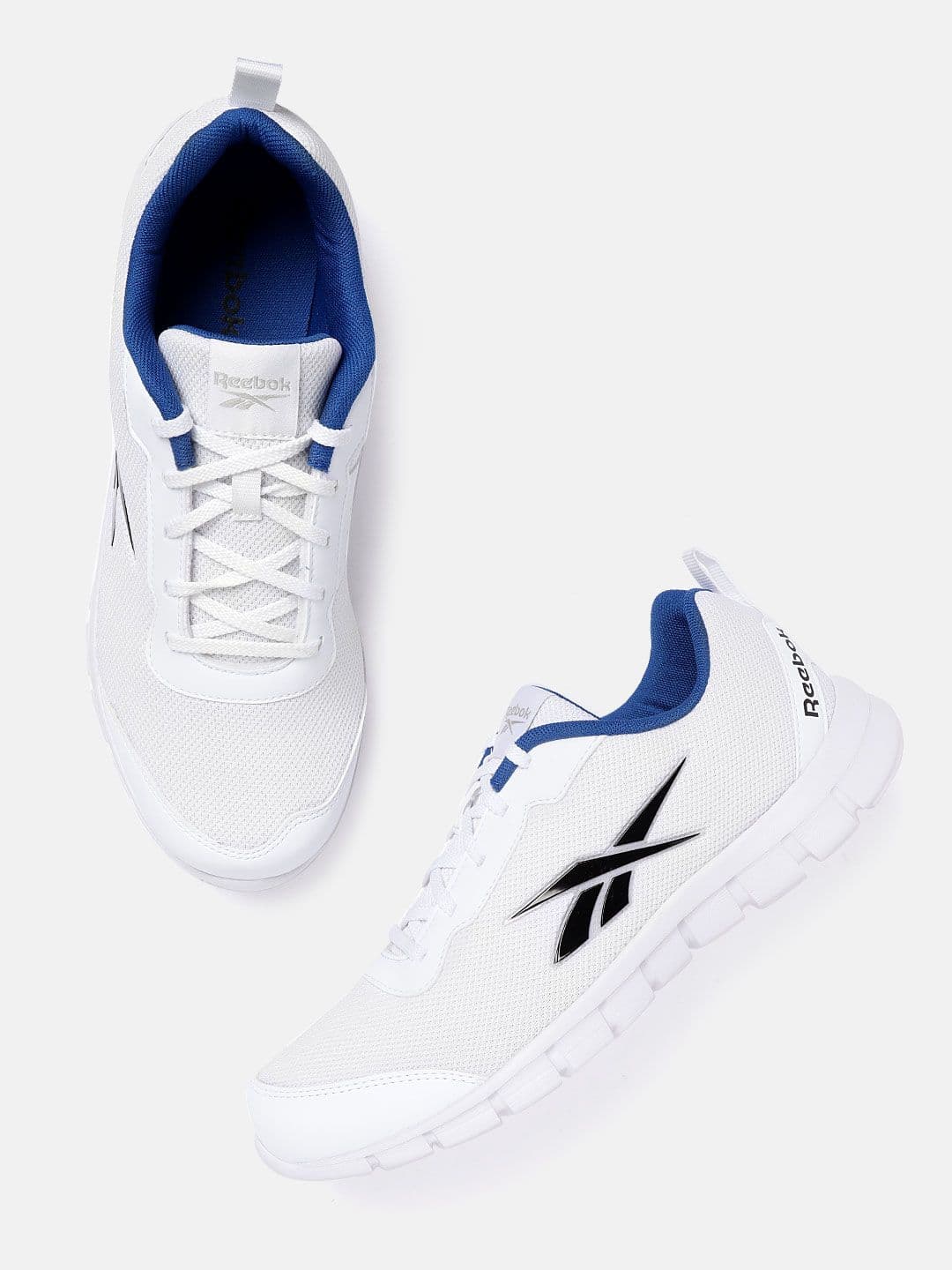 Reebok Men White Solid Ride Running Shoes - view 1