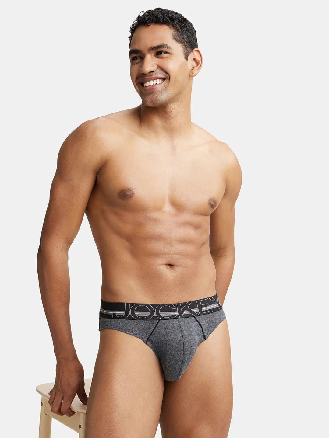 Jockey Combed Cotton Rib Brief with Ultrasoft Waistband-US17