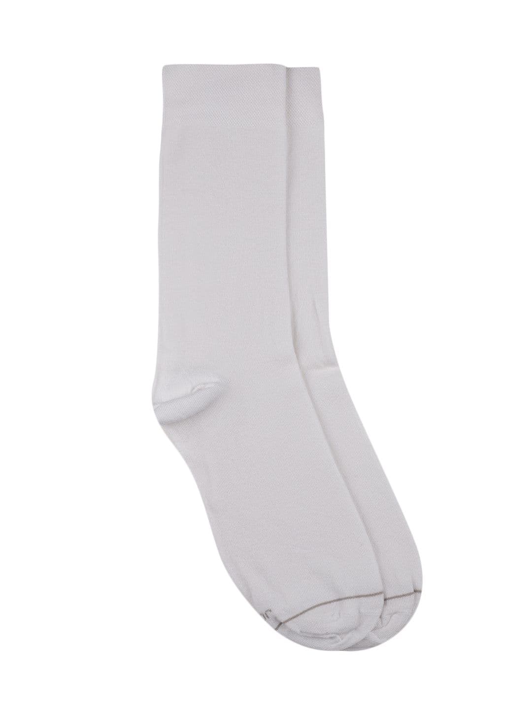 Jockey Men White Solid Stay Fresh Calf-Length Formal Socks - view 1