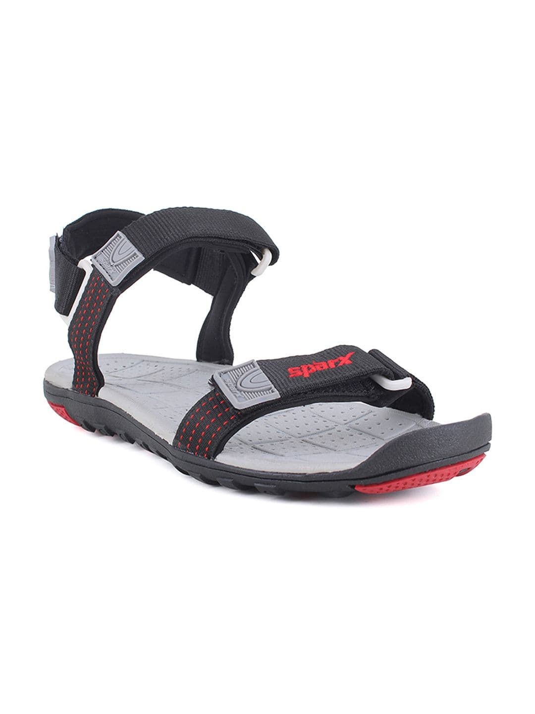Sparx Men Black Solid Sports Sandals - view 1