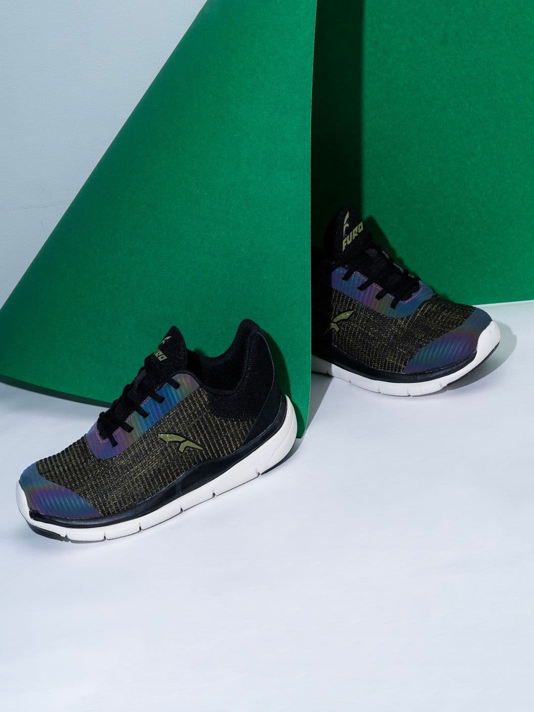 FURO by Red Chief Men Blue Mesh Running Shoes - view 1