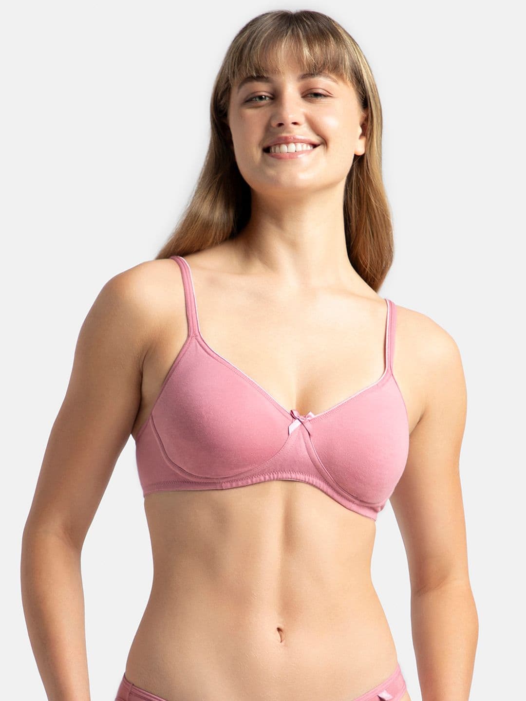 Jockey Wirefree Non Padded Medium Coverage Everyday Bra-1722 - view 1