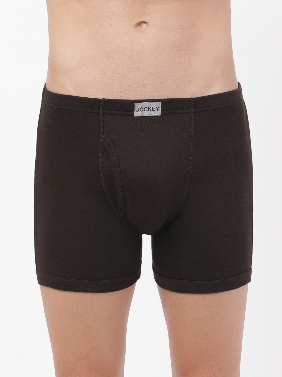 Jockey Combed Cotton Rib Boxer Brief with Ultrasoft and Durable Waistband-8008 - view 1