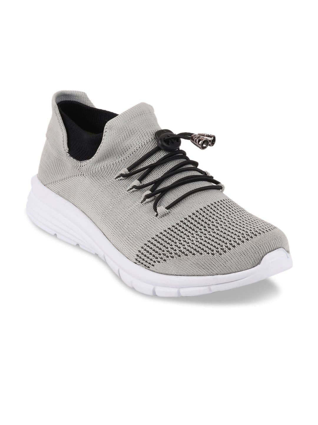 FAUSTO Men Grey Mesh Walking Shoes - view 1