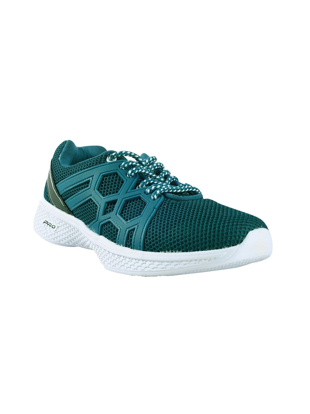 Khadims Men Green Textile Running Shoes - view 1