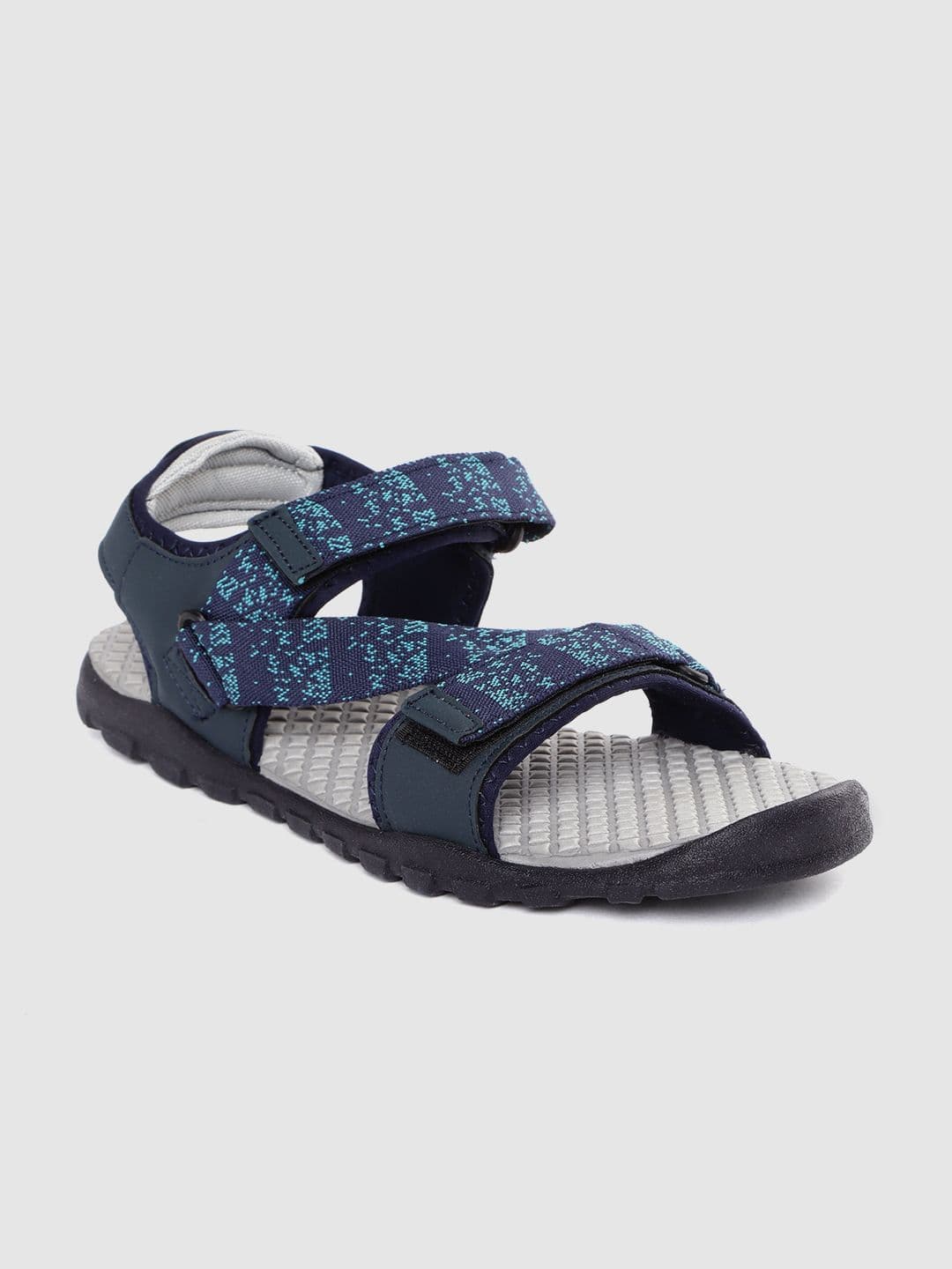 HRX by Hrithik Roshan Men Blue Woven Design Sports Sandals - view 1
