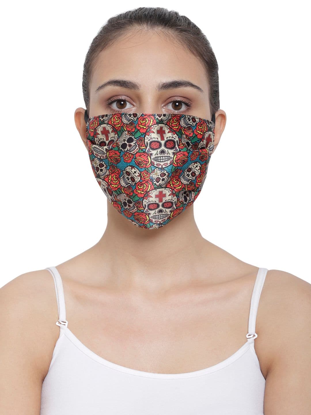 The House of Tara Unisex Printed 3-Ply Anti-Pollution Reusable Wrinkle-Free Cloth Masks - view 1