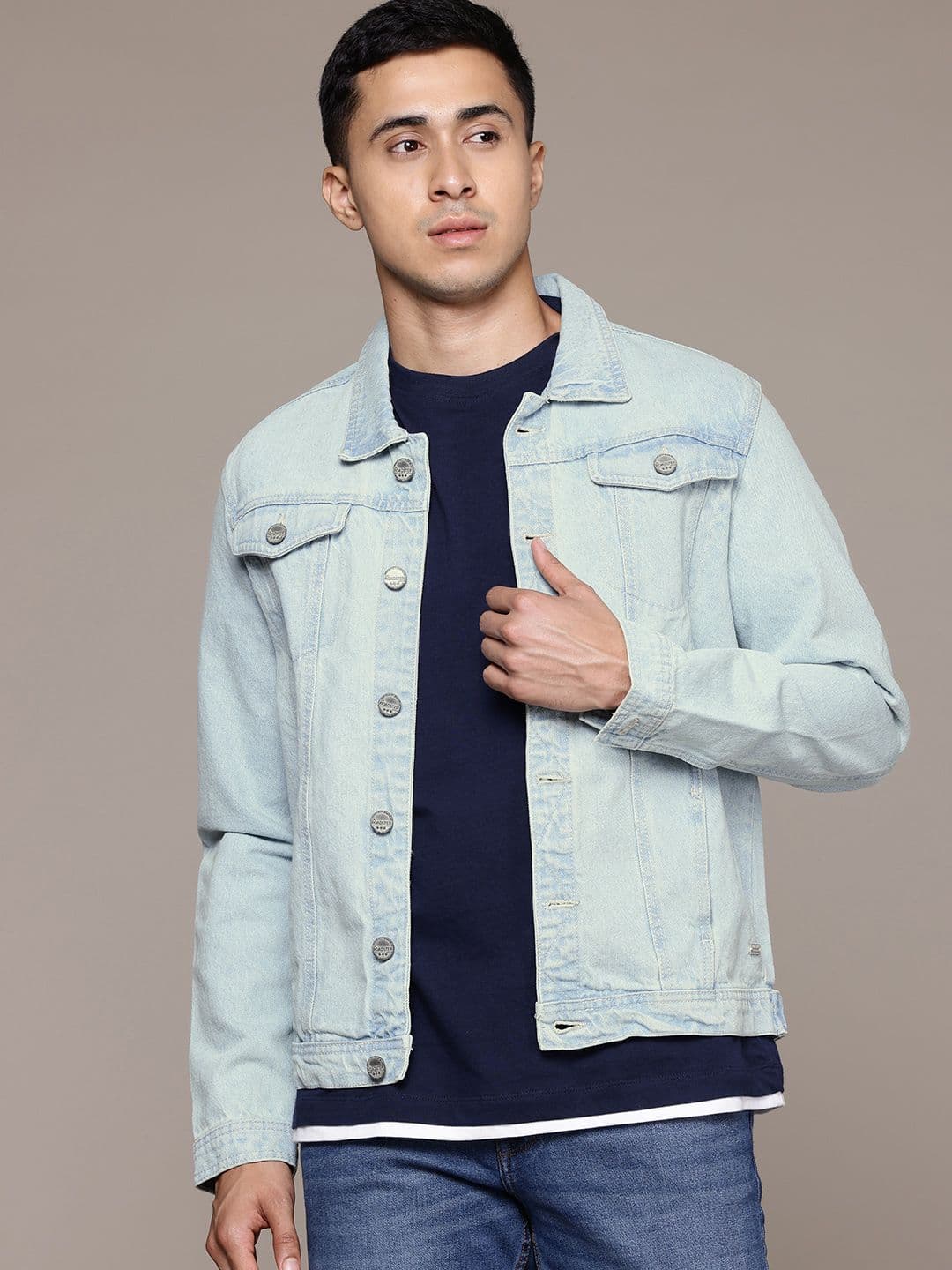Roadster The Lifestyle Co. Men Pure Cotton Denim Jacket - view 1