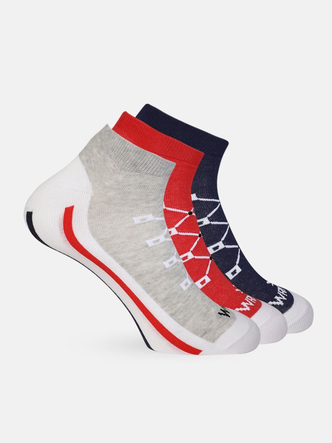 WROGN Men Set of 3 Ankle Length Socks - view 1