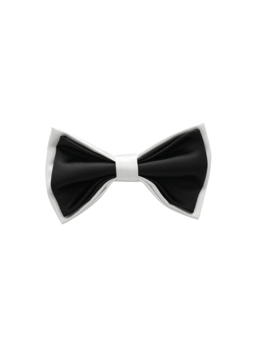 The Tie Hub White & Black Colorblocked Bow Tie - view 1
