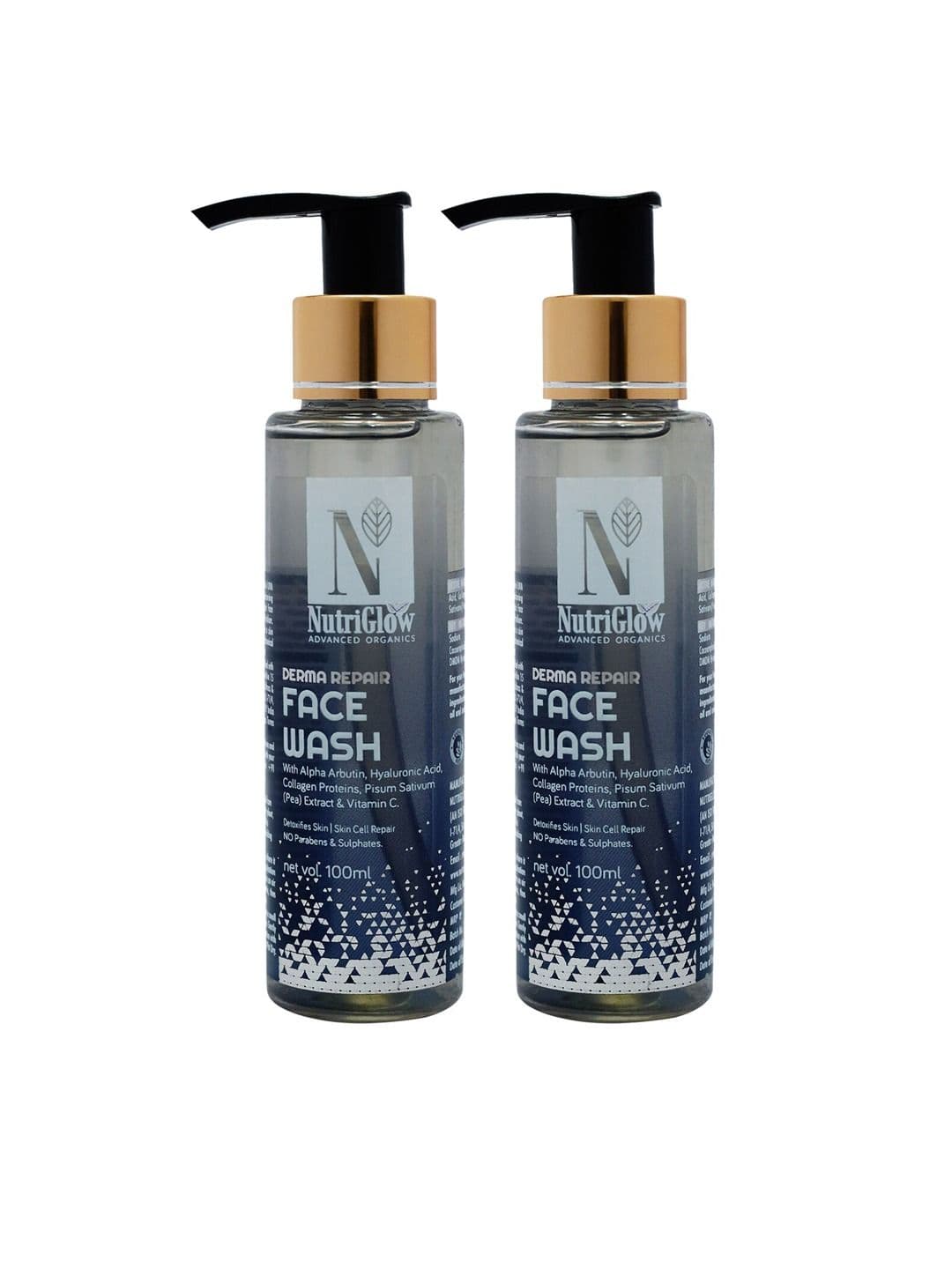 NutriGlow Set of 2 Derma Repair Face Wash 200 ml - view 1