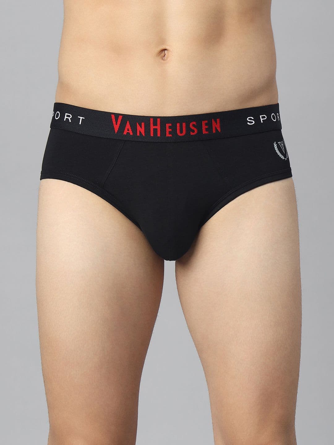 Van Heusen Innerwear Sport Men Solid Plush Back Elasticized Waistband Ultra Soft Brief