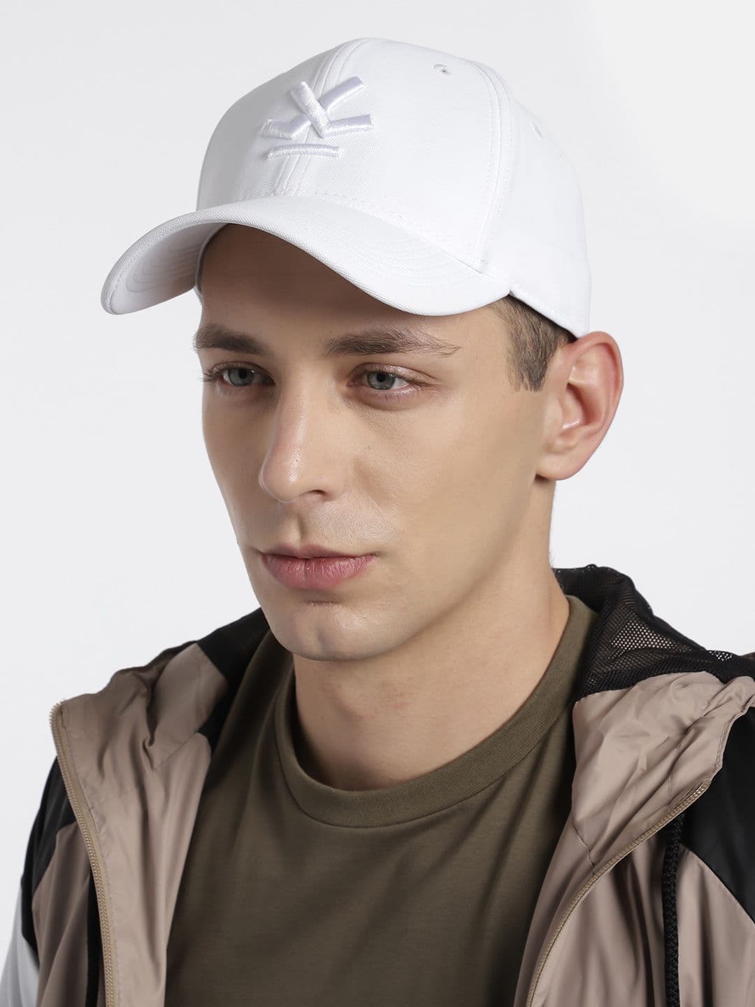 WROGN Unisex White Embroidered Baseball Cap - view 1