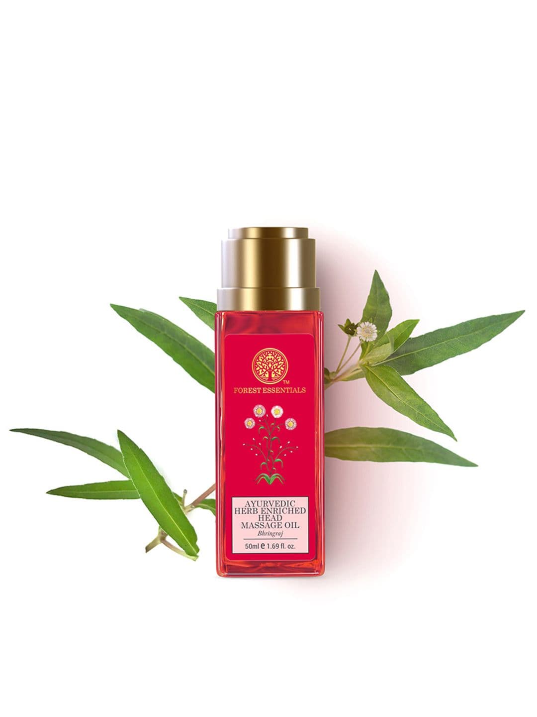 Forest Essentials Travel Size Ayurvedic Herb Enriched Bhringraj Head Massage Hair Oil 50ml - view 1