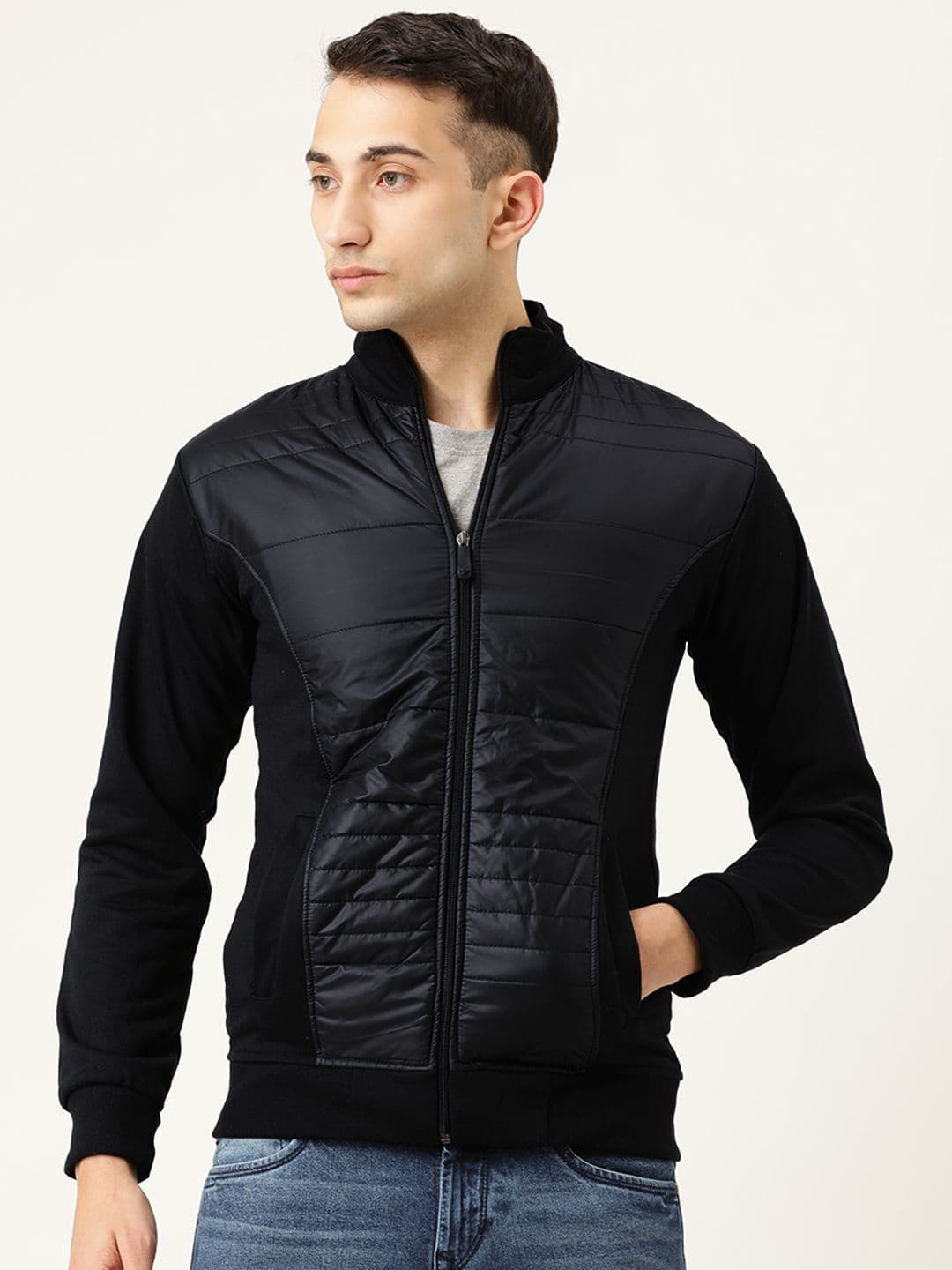CAHOOT Men Black Solid Bomber Jacket - view 1