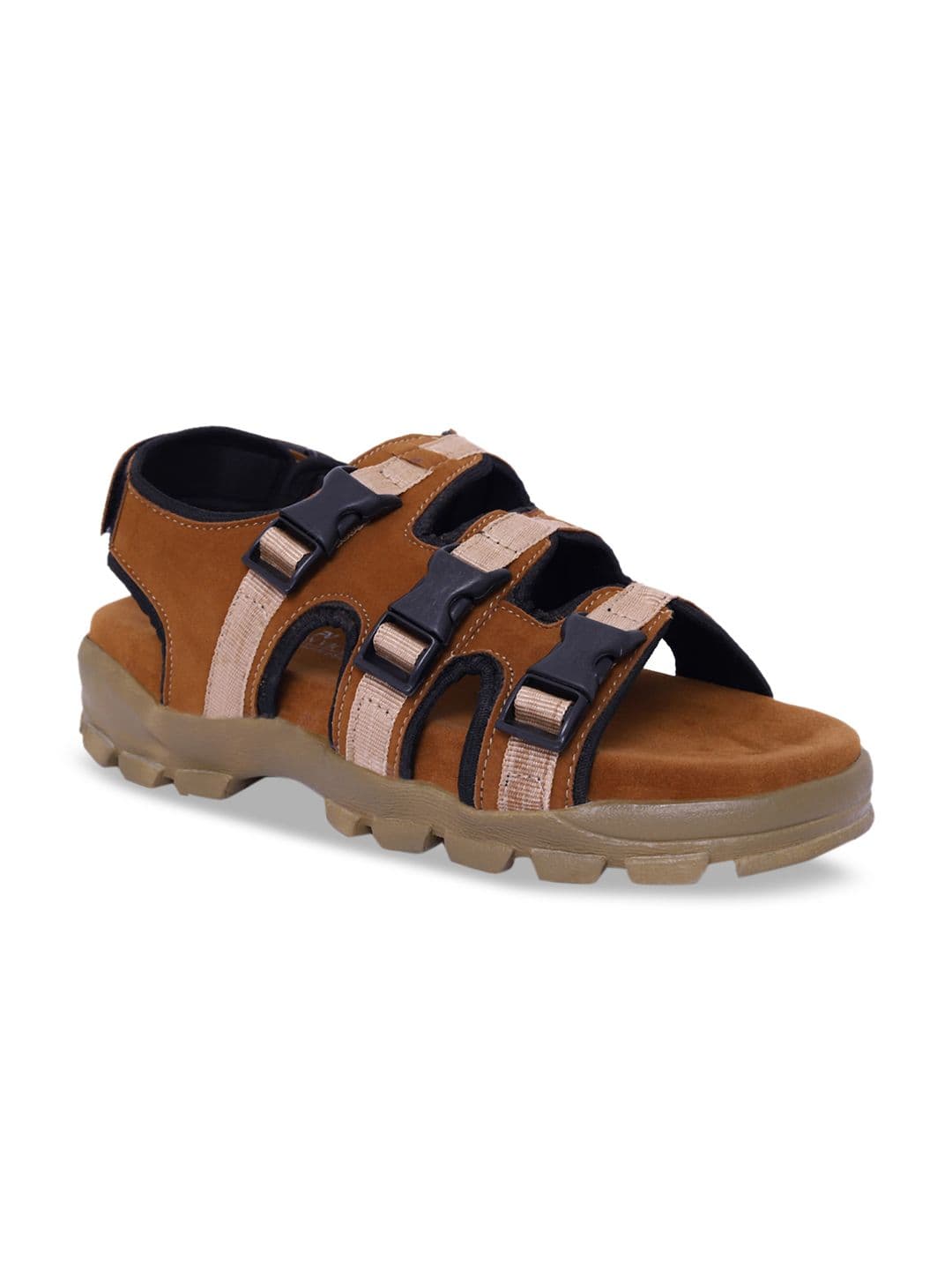 Fashion Victim Men Tan Sandals - view 1
