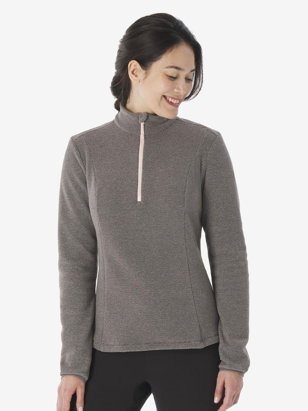 Decathlon Quechua - Women Grey MH100 Breathable Hiking Sweater - view 1