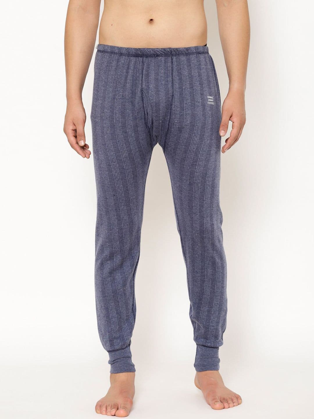 MACK JONNEY Men Grey Striped Thermal Setup - view 1