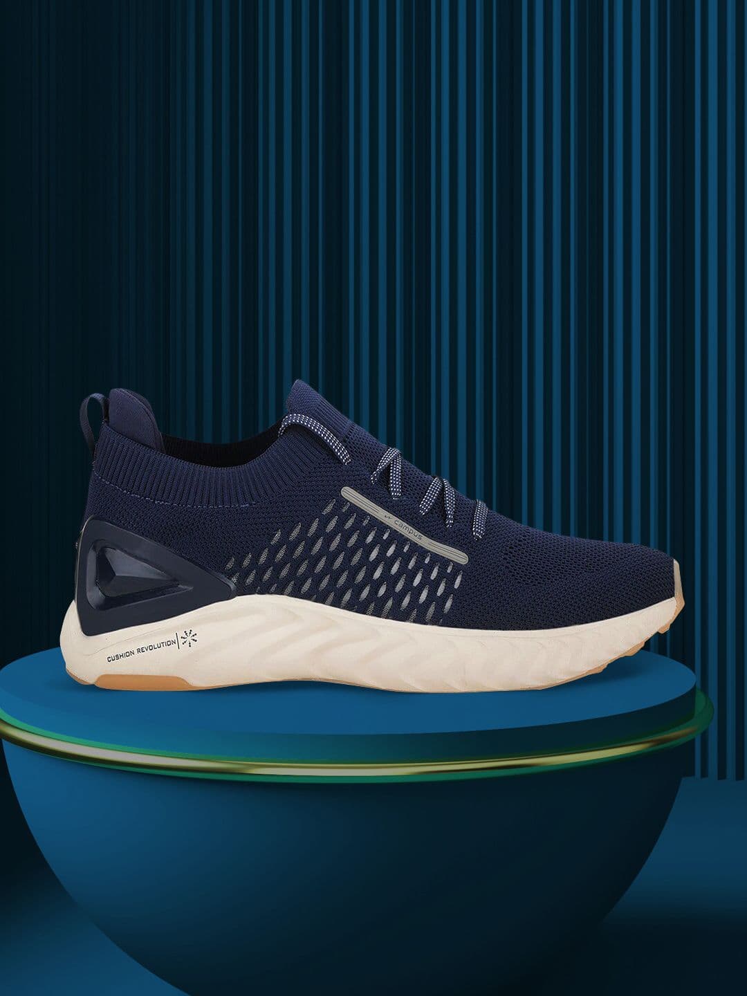 Campus Men Navy Blue Street-Run Shoes - view 1