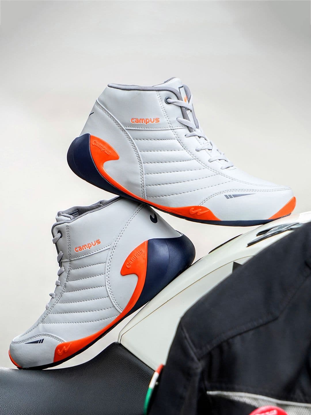 Campus Men EVEREST Grey Synthetic Walking Shoes - view 1