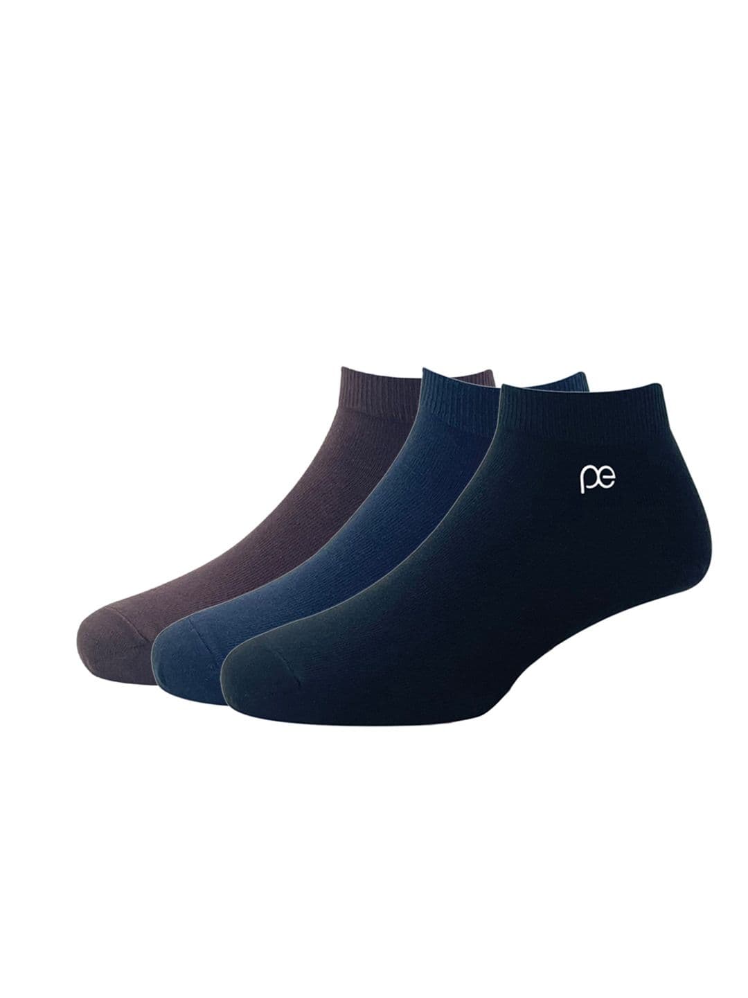 Peter England Men Pack Of 3 Solid Ankle-Length Socks - view 1