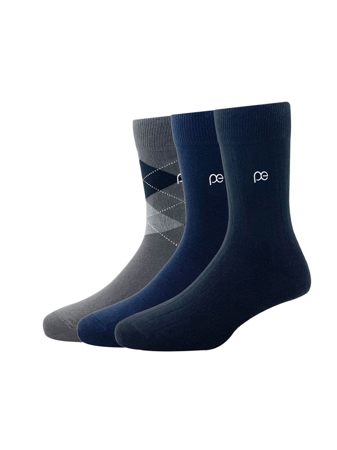 Peter England Men Pack Of 3 Calf-Length Socks - view 1