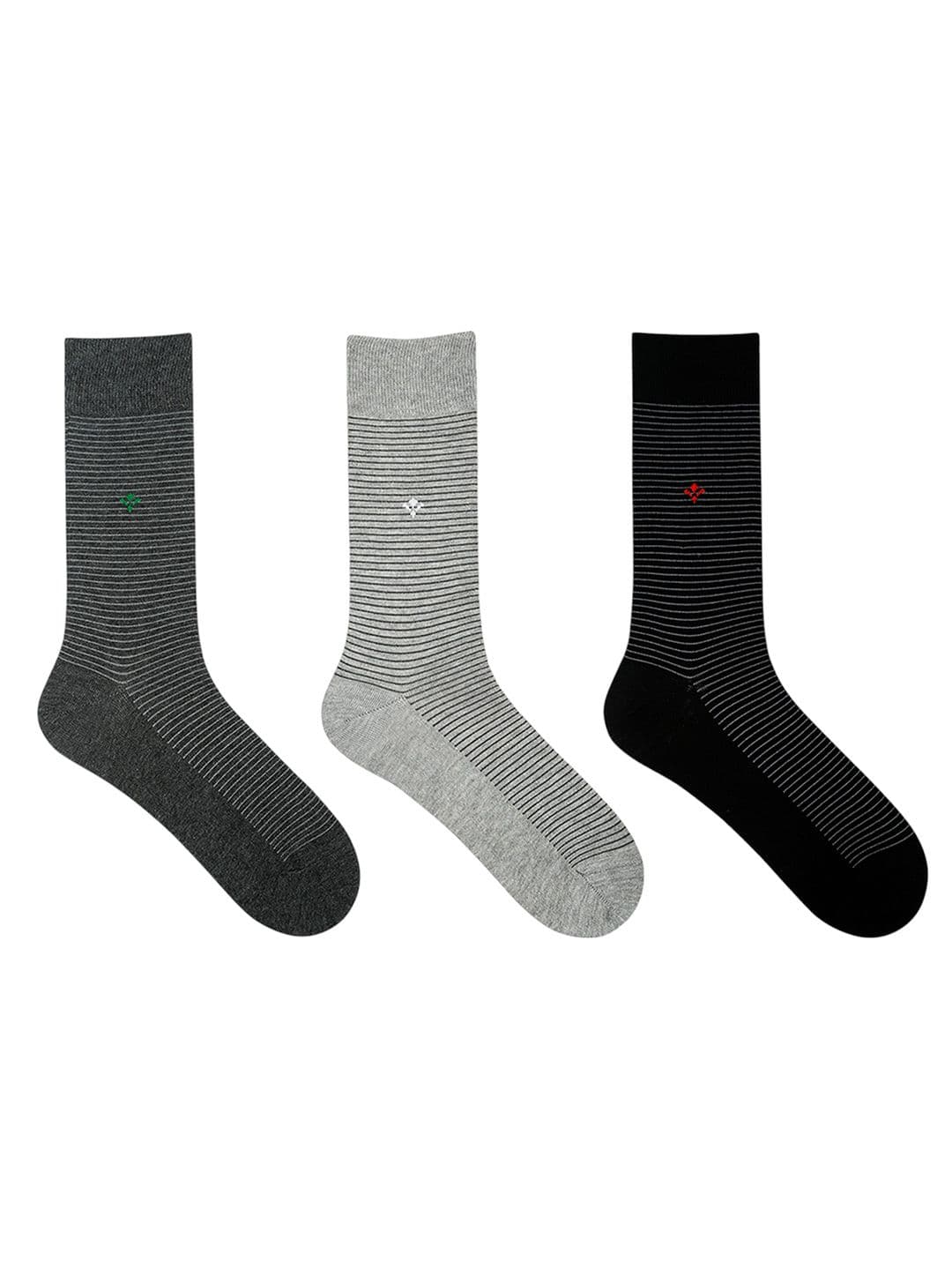 Socksxpress Men Pack Of 3 Assorted Calf-Length Socks - view 1