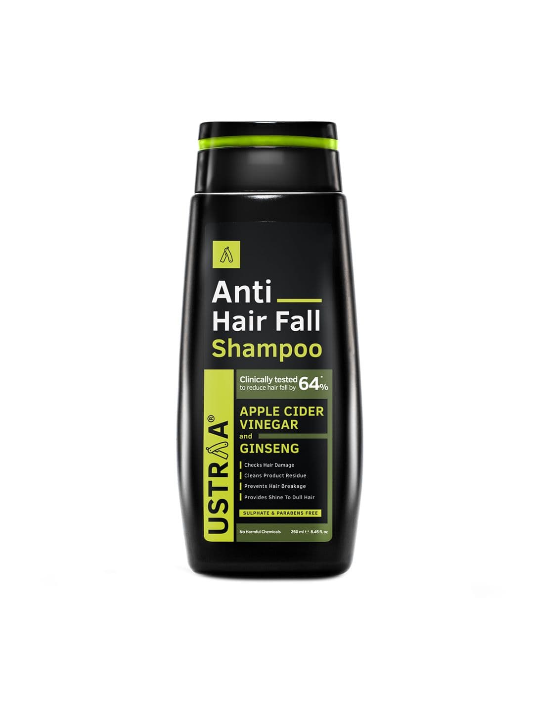 Ustraa Anti Hair Fall Shampoo with Apple Cider Vinegar - 250 ml - view 1
