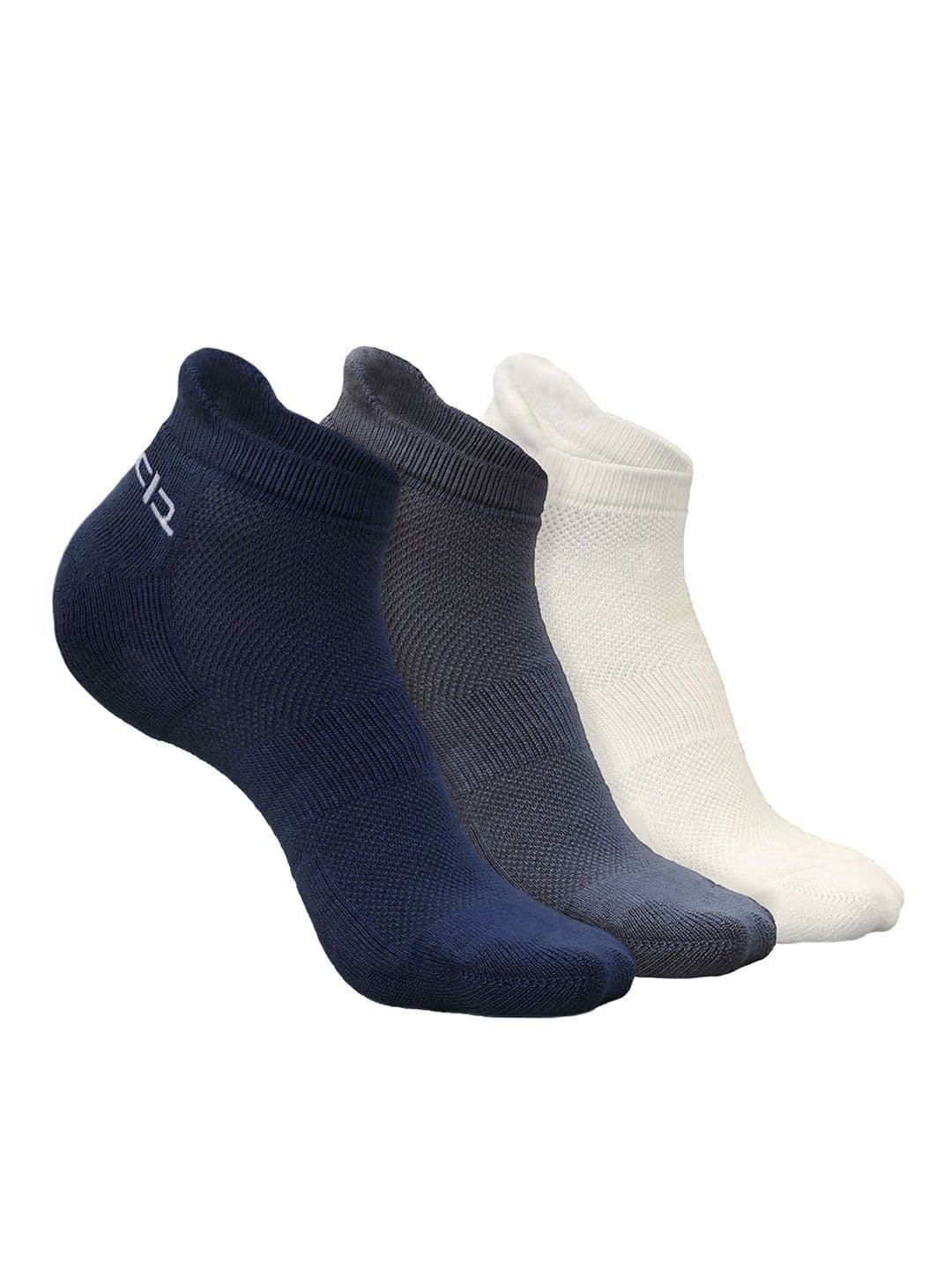 Heelium Men Pack of 3 Bamboo Super Soft & Odour-Free Breathable Ankle-Length Socks - view 1