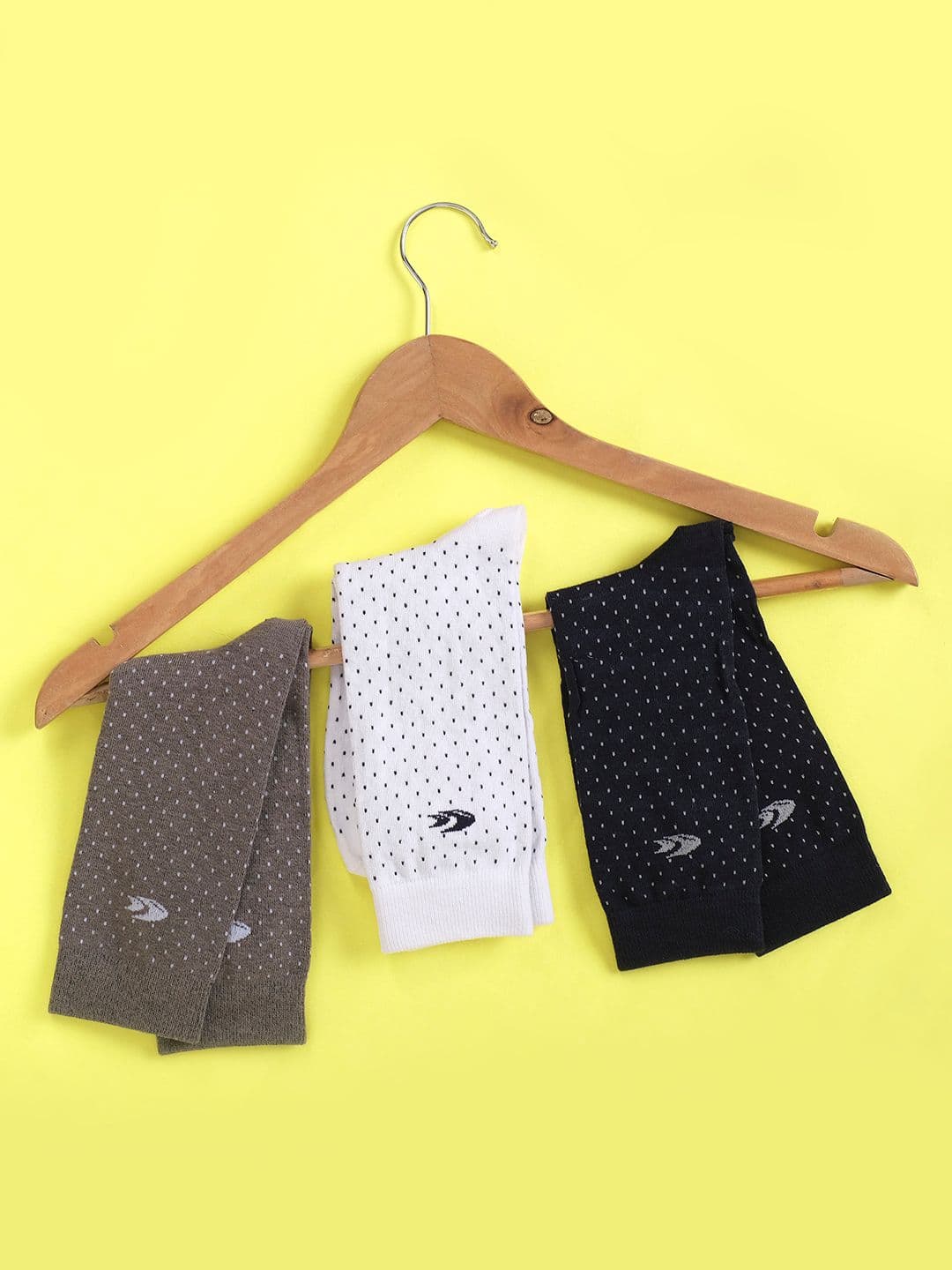 Allen Cooper Men Pack Of 3 Assorted Above Ankle-Length Cotton Socks - view 1