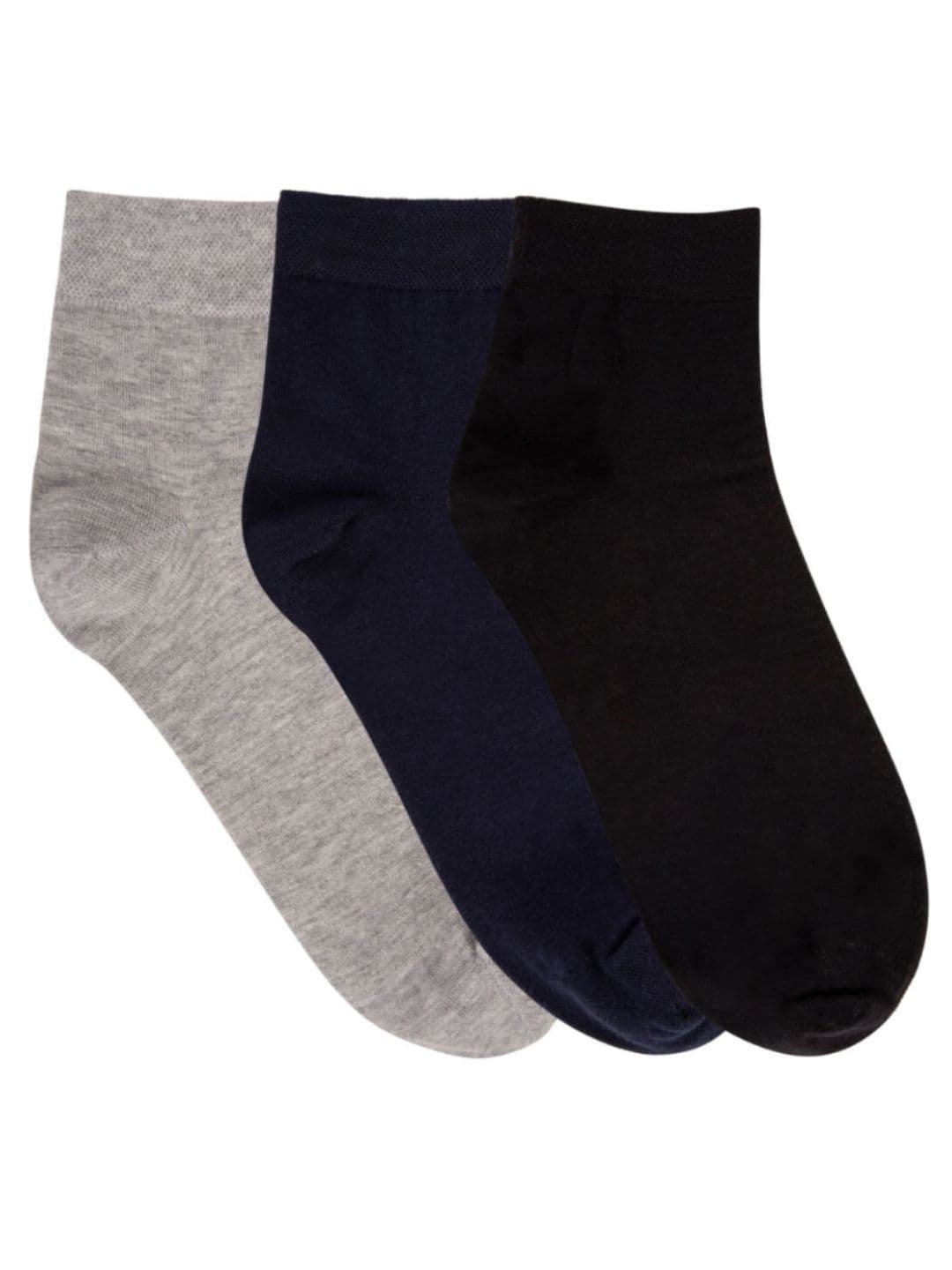 N2S NEXT2SKIN Men Pack Of 3 Multicoloured Ankle-Length Cotton Socks - view 1