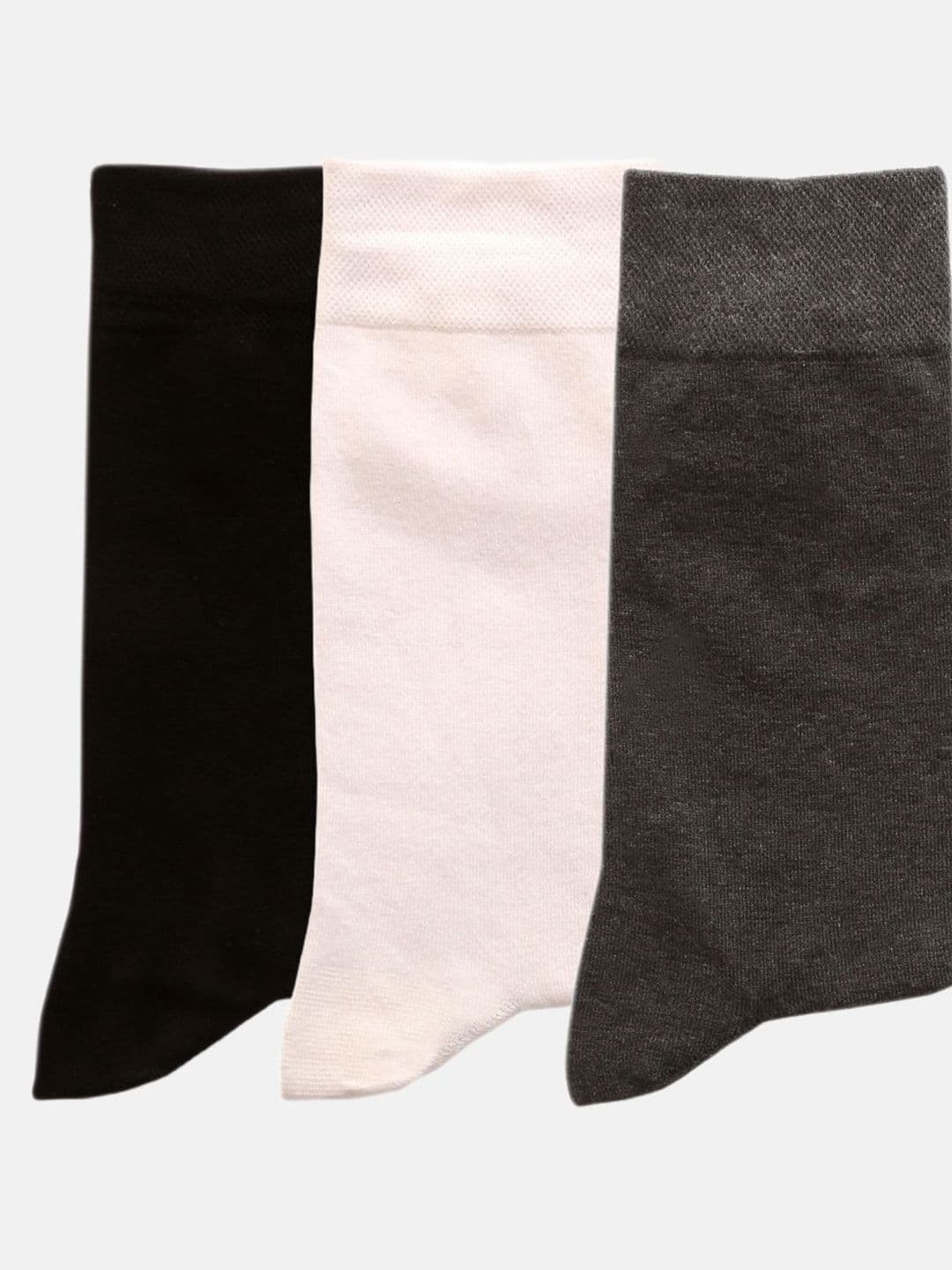 N2S NEXT2SKIN Men Pack Of 3 Assorted Calf-Length Cotton Socks - view 1