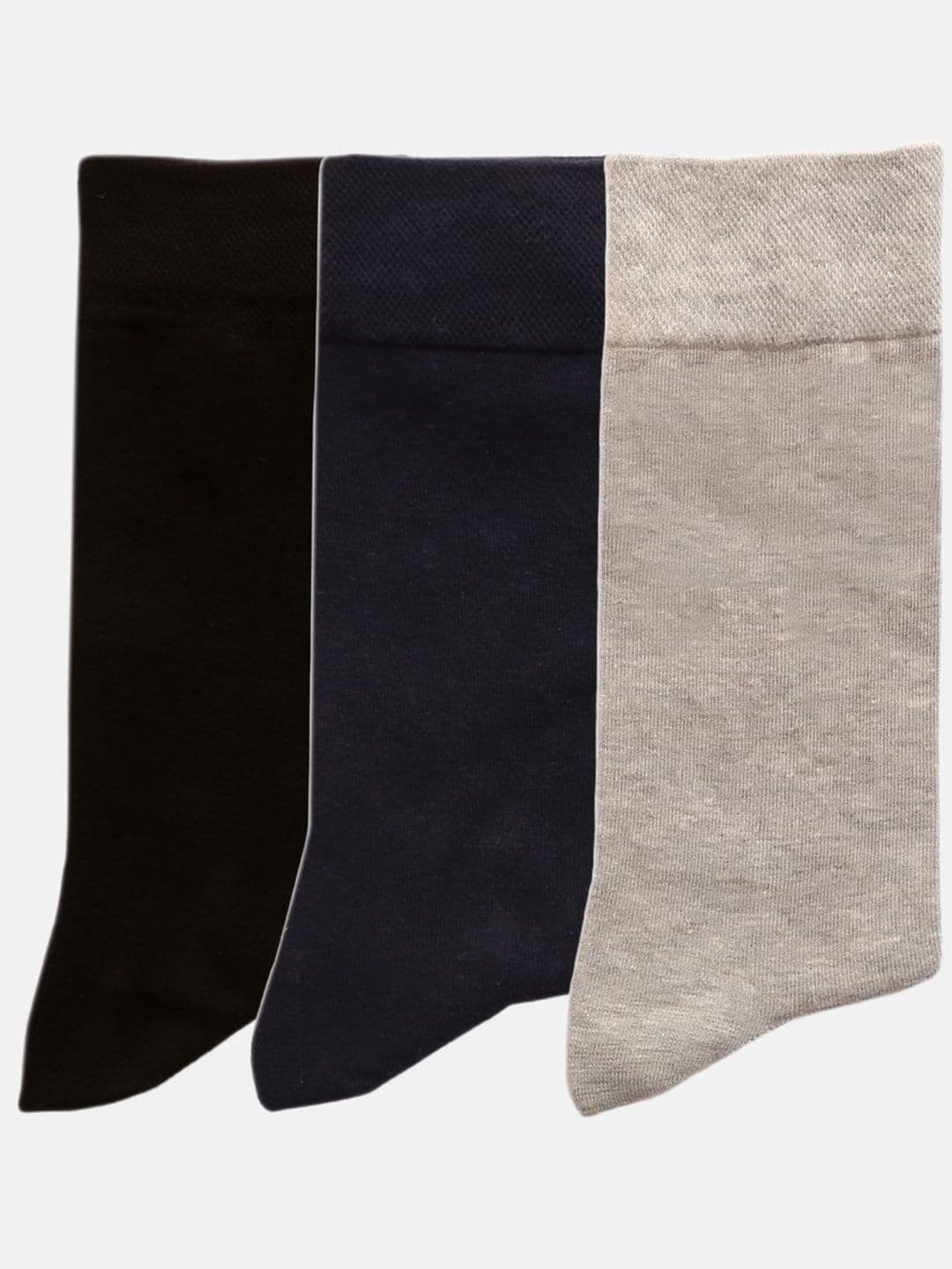 N2S NEXT2SKIN Men Pack Of 3 Assorted Calf-Length Cotton Socks - view 1