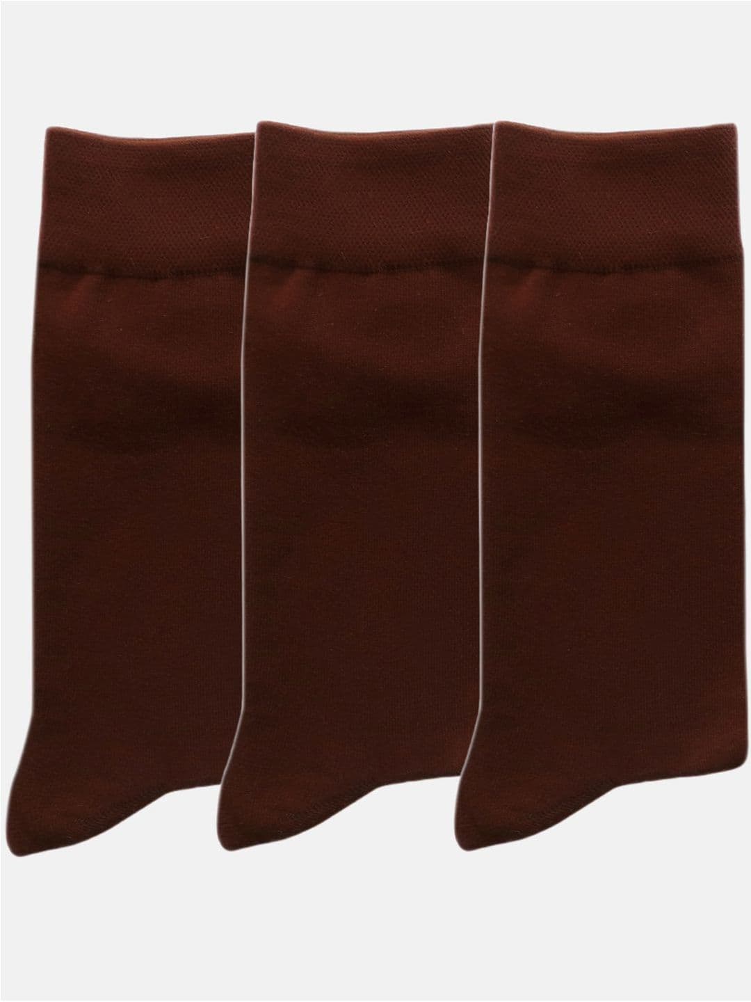 N2S NEXT2SKIN Men Pack Of 3 Brown Calf-Length Socks - view 1
