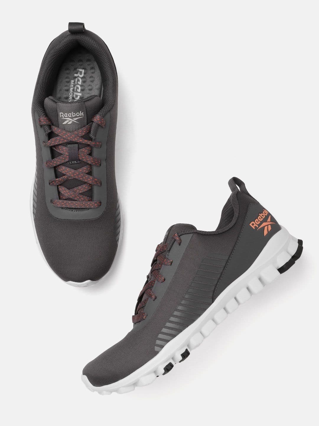 Reebok Men Grey & Orange Essotera Flex Memory Tech Foam Training Shoes - view 1