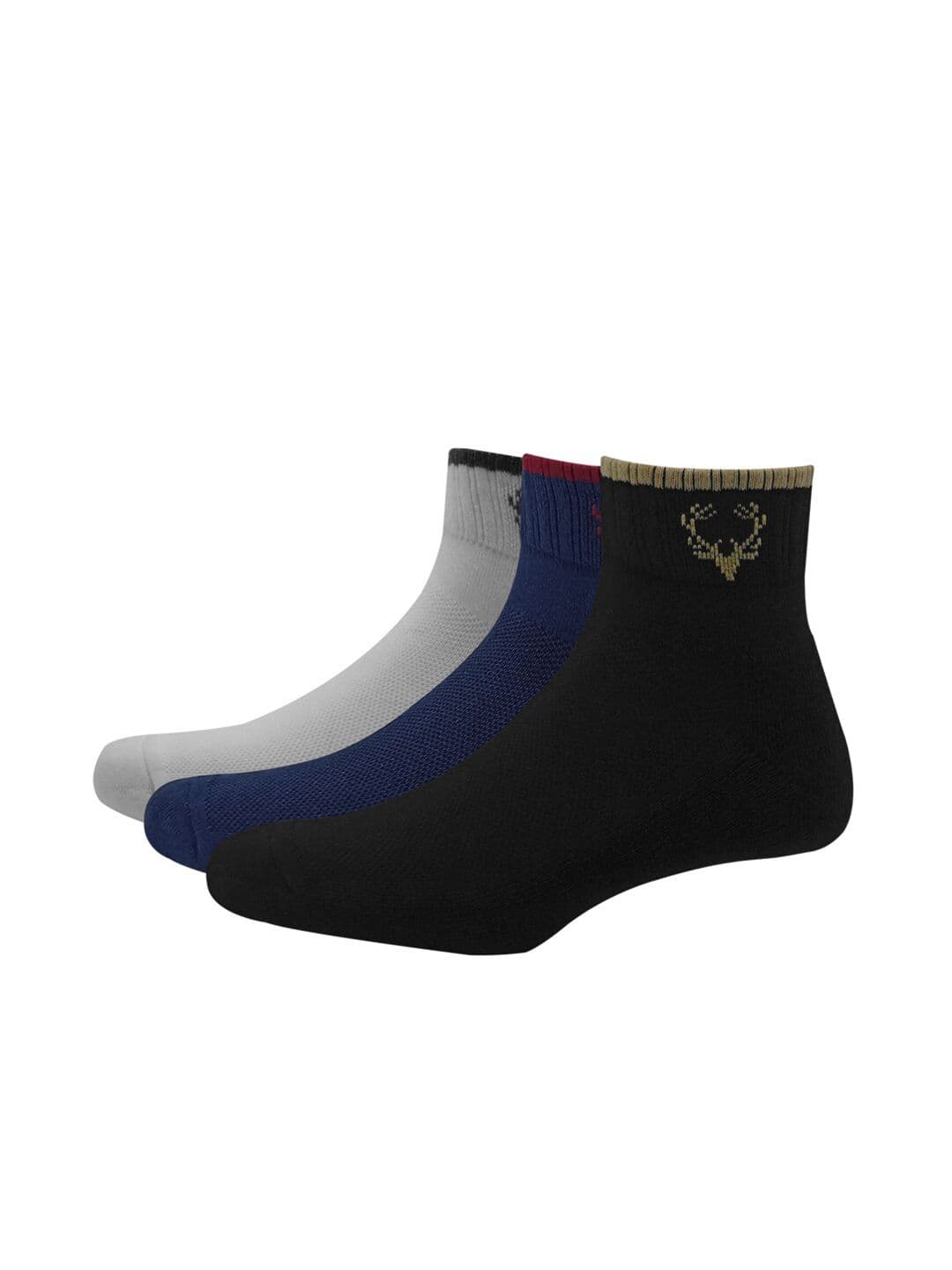 Allen Solly Men Pack Of 3 Solid Above Ankle-Length Socks - view 1