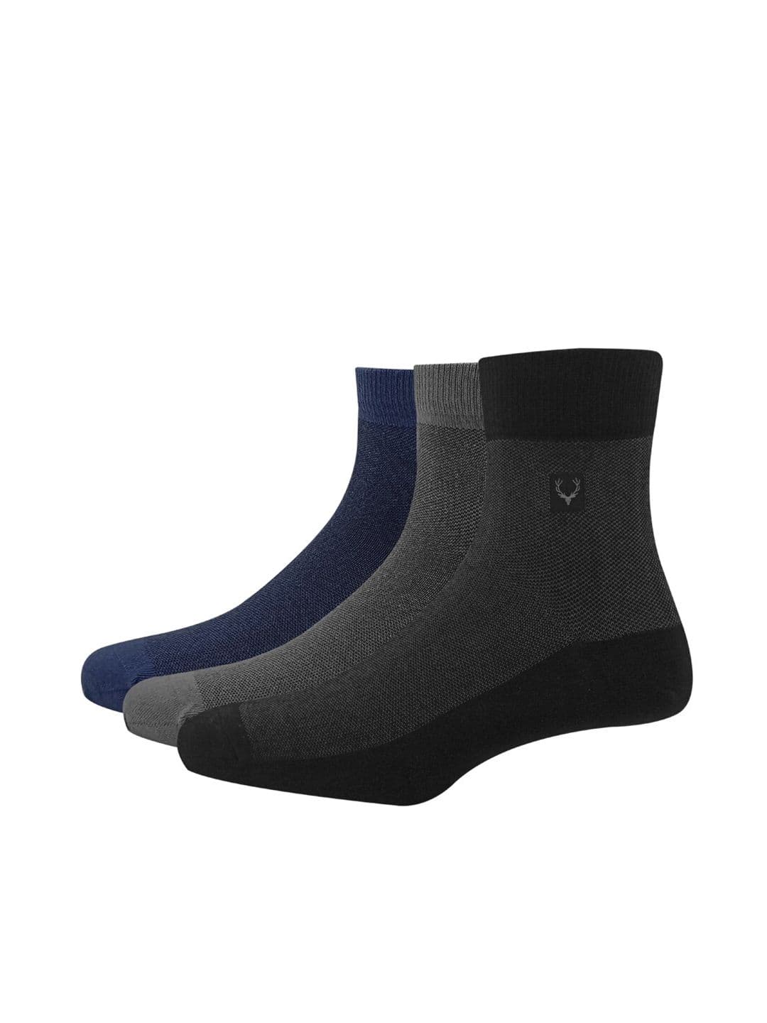 Allen Solly Men Pack Of 3 Solid Above Ankle-Length Socks - view 1