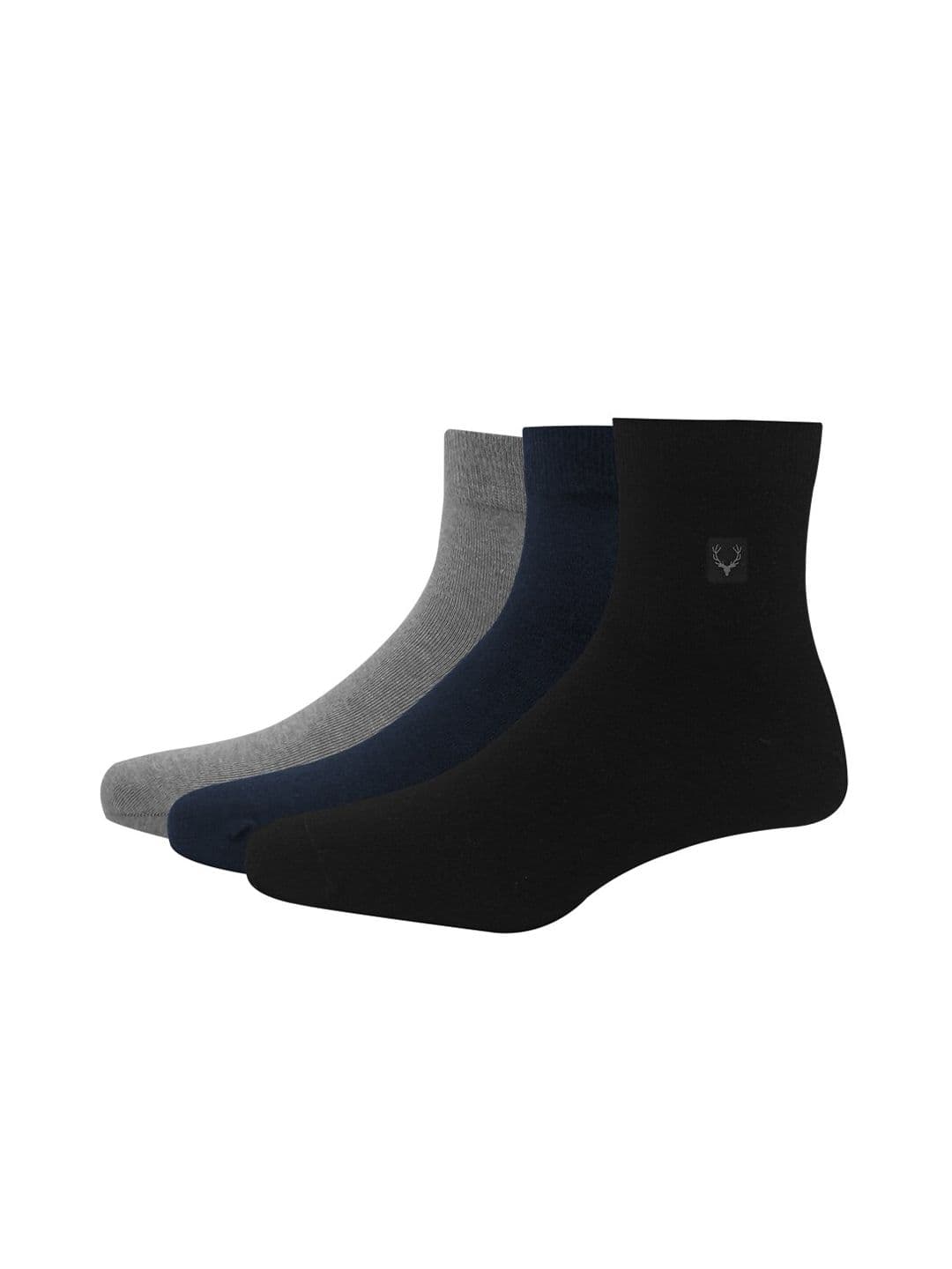 Allen Solly Men Pack Of 3 Solid Above Ankle-Length Socks - view 1