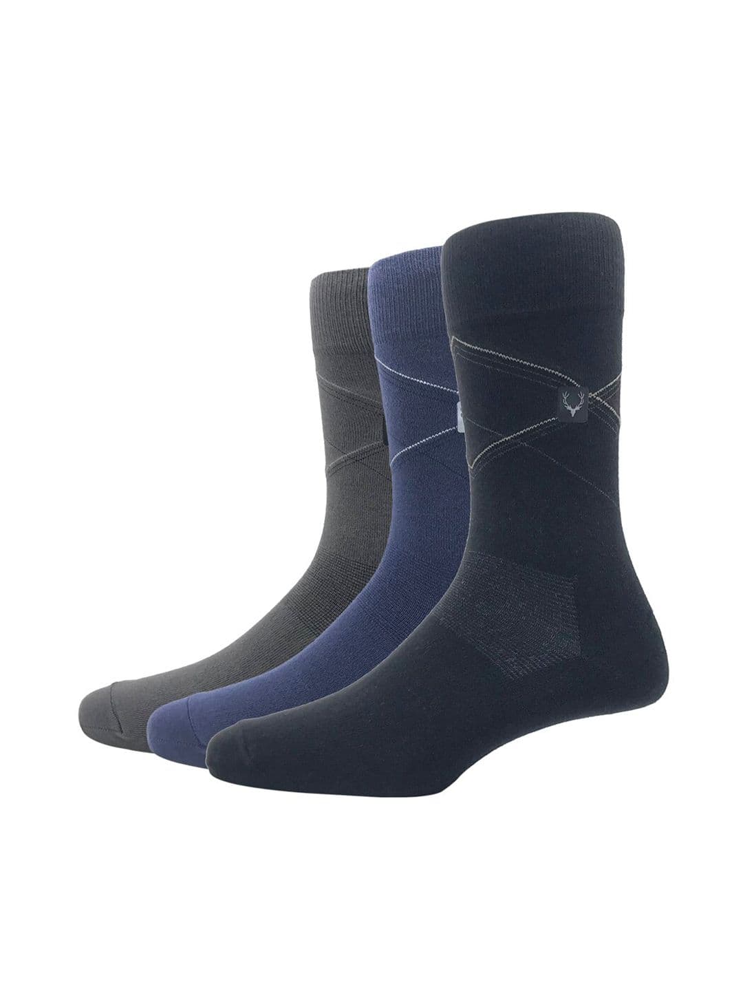 Allen Solly Men Pack Of 3 Patterned Calf-Length Socks - view 1