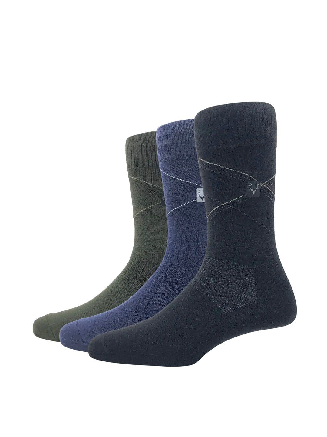Allen Solly Men Pack Of 3 Patterned Calf-Length Socks - view 1