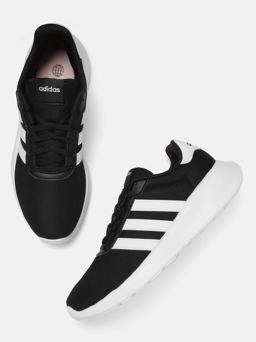 ADIDAS Men Black Lite Racer Running Shoes - view 1