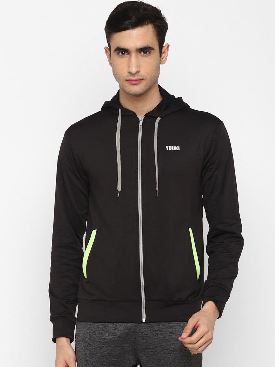 Yuuki Men Black Lightweight Sporty Jacket - view 1
